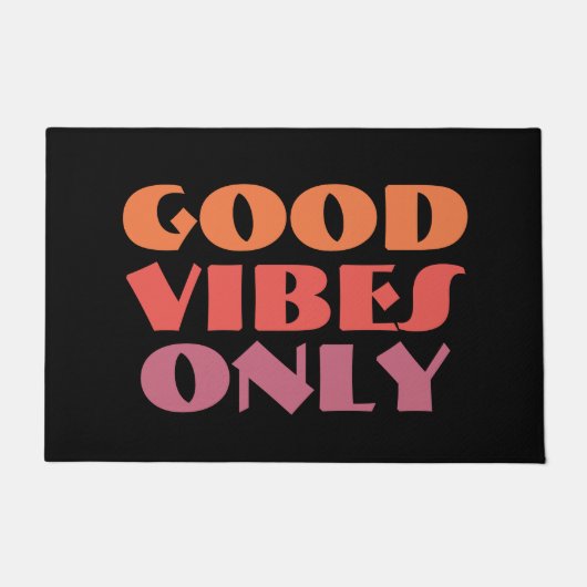 Nur gute Vibes Fußmatte (Vorderseite)