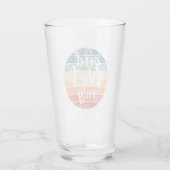 Nur gute Vibes Glas (Rückseite)