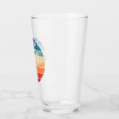 Nur gute Vibes Glas (Links)