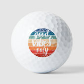 Nur gute Vibes Golfball (Vorderseite)