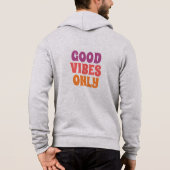 Nur gute Vibes Hoodie (Rückseite)