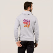 Nur gute Vibes Hoodie (Schwarz voll)