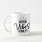 Nur gute Vibes Kaffeetasse (Links)