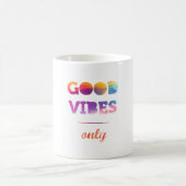 Nur gute Vibes Kaffeetasse (Mittel)