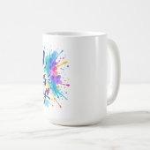 Nur gute Vibes Kaffeetasse (VorderseiteRechts)