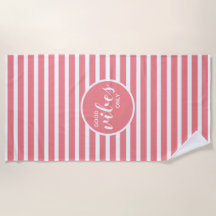 Nur gute Vibes | Korallenweiße Streifen Niedlich