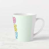 Nur Gute Vibes Latte Tasse (Rechts)