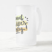 Nur gute Vibes Mattglas Bierglas (VorderseiteRechts)
