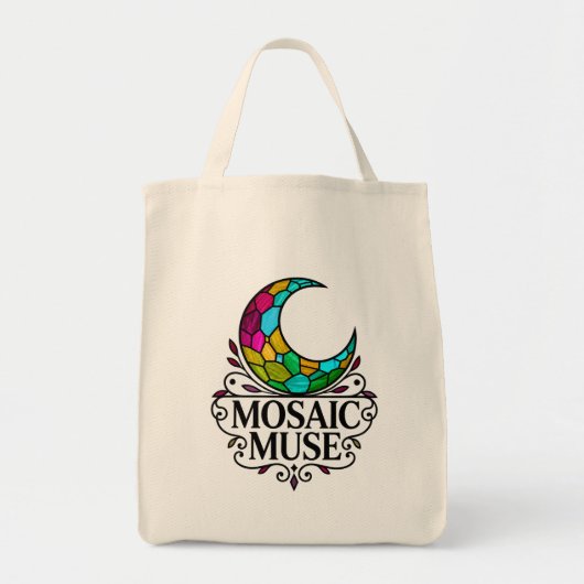 Nur gute Vibes -Mosaic Muse Tragetasche (Vorne)