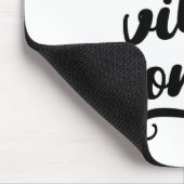 Nur gute Vibes Mousepad (Ecke)