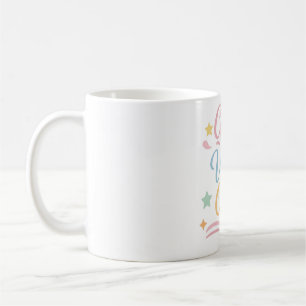 Nur gute Vibes – Pastell Keramik Tasse