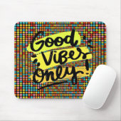 Nur Gute Vibes Pop Art Mauspad (Mit Mouse)
