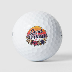 Nur gute Vibes Positive Energie Custom Golf Ball