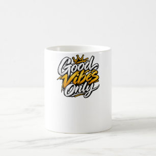 Nur gute Vibes Positive Energie Inspirierende Zita Kaffeetasse