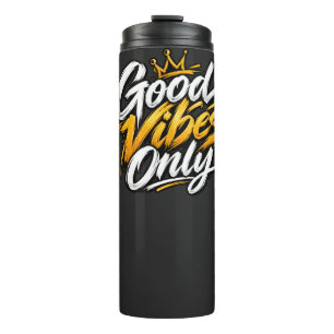 Nur gute Vibes Positive Energie Inspirierende Zita Thermosbecher