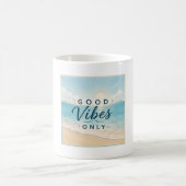 Nur gute Vibes | Positiver Becher Kaffeetasse (Mittel)