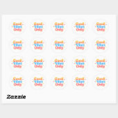 Nur gute Vibes Positives Sticker (Blatt)