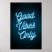 Nur gute Vibes Poster (Vorne)