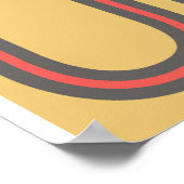 Nur gute Vibes Poster (Ecke)