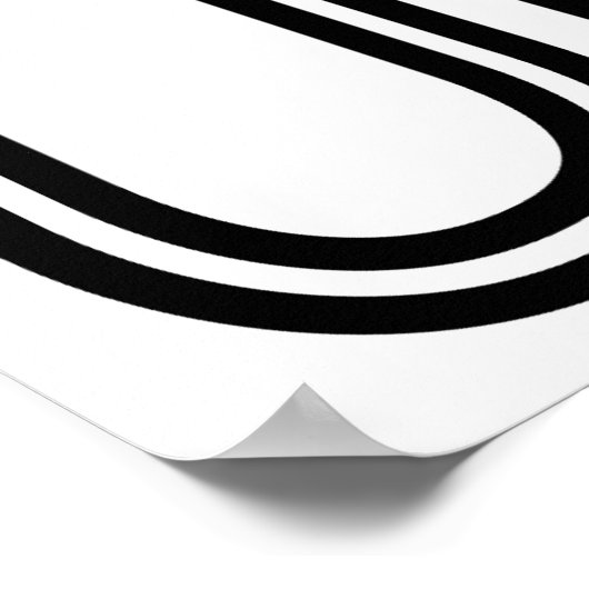 Nur gute Vibes Poster (Ecke)