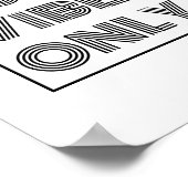 Nur gute Vibes Poster (Ecke)