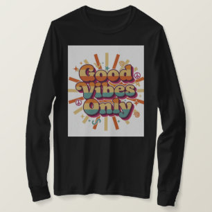 Nur gute Vibes Retro Damen T-Shirt