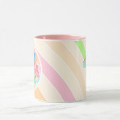 Nur gute Vibes | Retro Vintag Tasse (Zentrum)