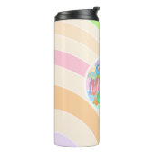 Nur gute Vibes | Retro Vintag Thermosbecher (Nach links gedreht)