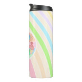 Nur gute Vibes | Retro Vintag Thermosbecher (Nach rechts gedreht)