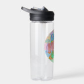 Nur gute Vibes | Retro Vintag Trinkflasche (Rechts)