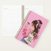 Nur gute Vibes Rosa Mädchen Spiral-Planer Planer (Anzeige)