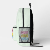 Nur gute Vibes Rucksack  (Rechts)