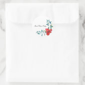 NUR GUTE VIBES RUNDER AUFKLEBER (Tasche)