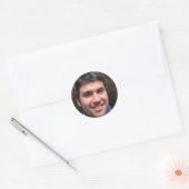 Nur gute Vibes Runder Aufkleber (Umschlag)