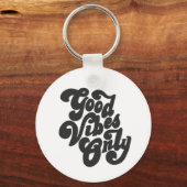Nur gute Vibes Schlüsselanhänger (Vorderseite)