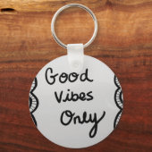 Nur gute Vibes Schlüsselanhänger (Vorderseite)
