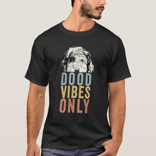 Nur gute Vibes Sheepadoodle Doodle Mama Sheeppoo T-Shirt (Vorderseite)
