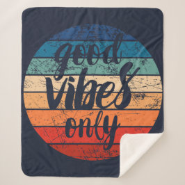 Nur gute Vibes Sherpadecke