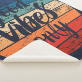 Nur gute Vibes Sherpadecke (3/4)