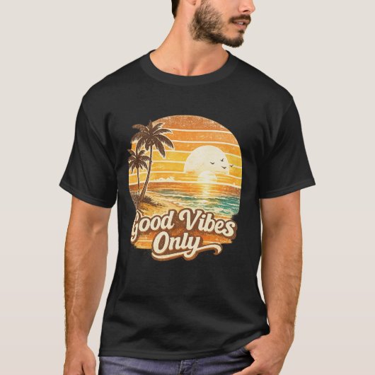 Nur gute Vibes Shirt (Vorderseite)