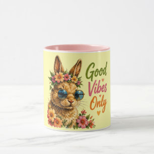 Nur gute Vibes Sommer ☀️ Trendy Positiv Tasse