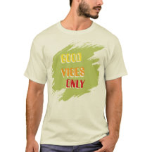 Nur gute Vibes Sunshine Stimmungs-Grafik-T-Shirt