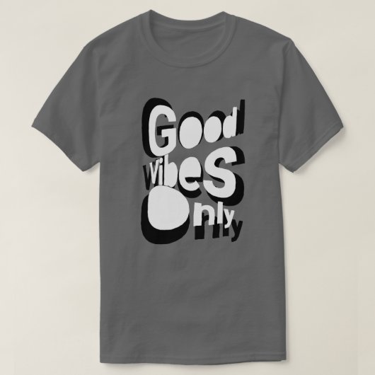 Nur gute Vibes T-Shirt (Design vorne)