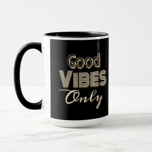 Nur gute Vibes Tasse (Links)