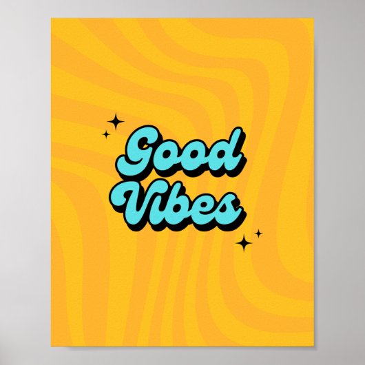 Nur gute Vibes: Teile Glück mit unserem Poster (Vorne)