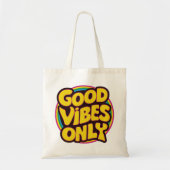 Nur gute Vibes Tragetasche (Vorne)