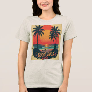 Nur gute Vibes  Tri-Blend Shirt