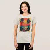 Nur gute Vibes  Tri-Blend Shirt (Vorderseite voll)