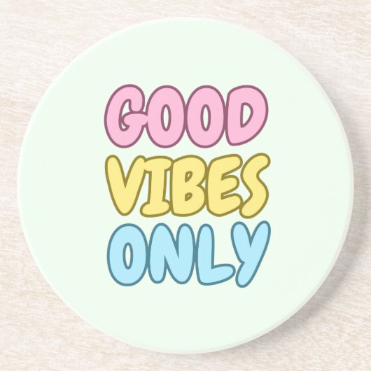 Nur Gute Vibes Untersetzer (Vorne)