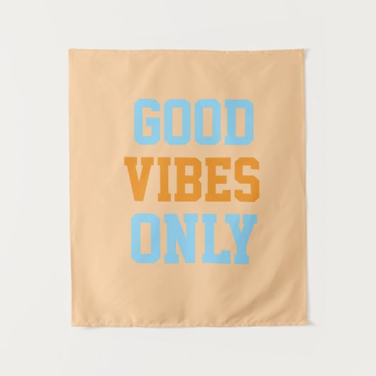 Nur gute Vibes Wandteppich (Vorderseite)